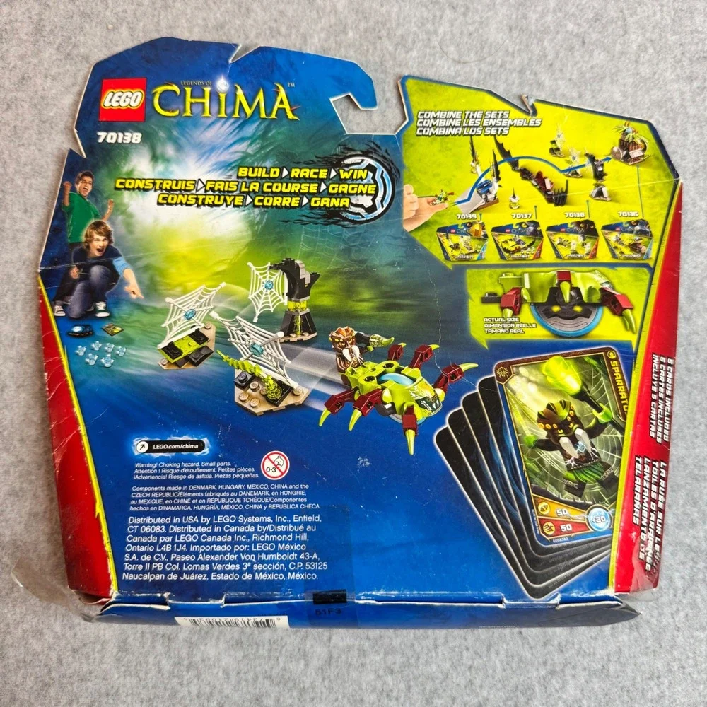 LEGO Legends of Chima Speedorz Web Dash 70138 Sparratus Minifigure New Sealed